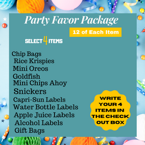 Party Favors Package