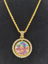 Load image into Gallery viewer, Custom Rotating Double- Sided Pendant Necklace
